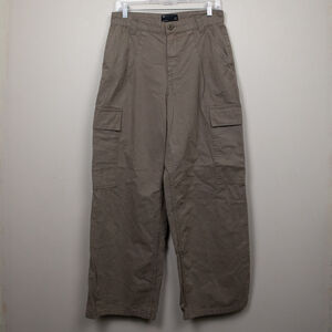 ASOS cargo wide leg brown pants-4